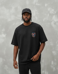 Modelo mide 1,75m y usa talla M