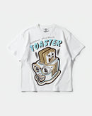 Camiseta Delicious Toaster Big Front Oversize Basic Blanco