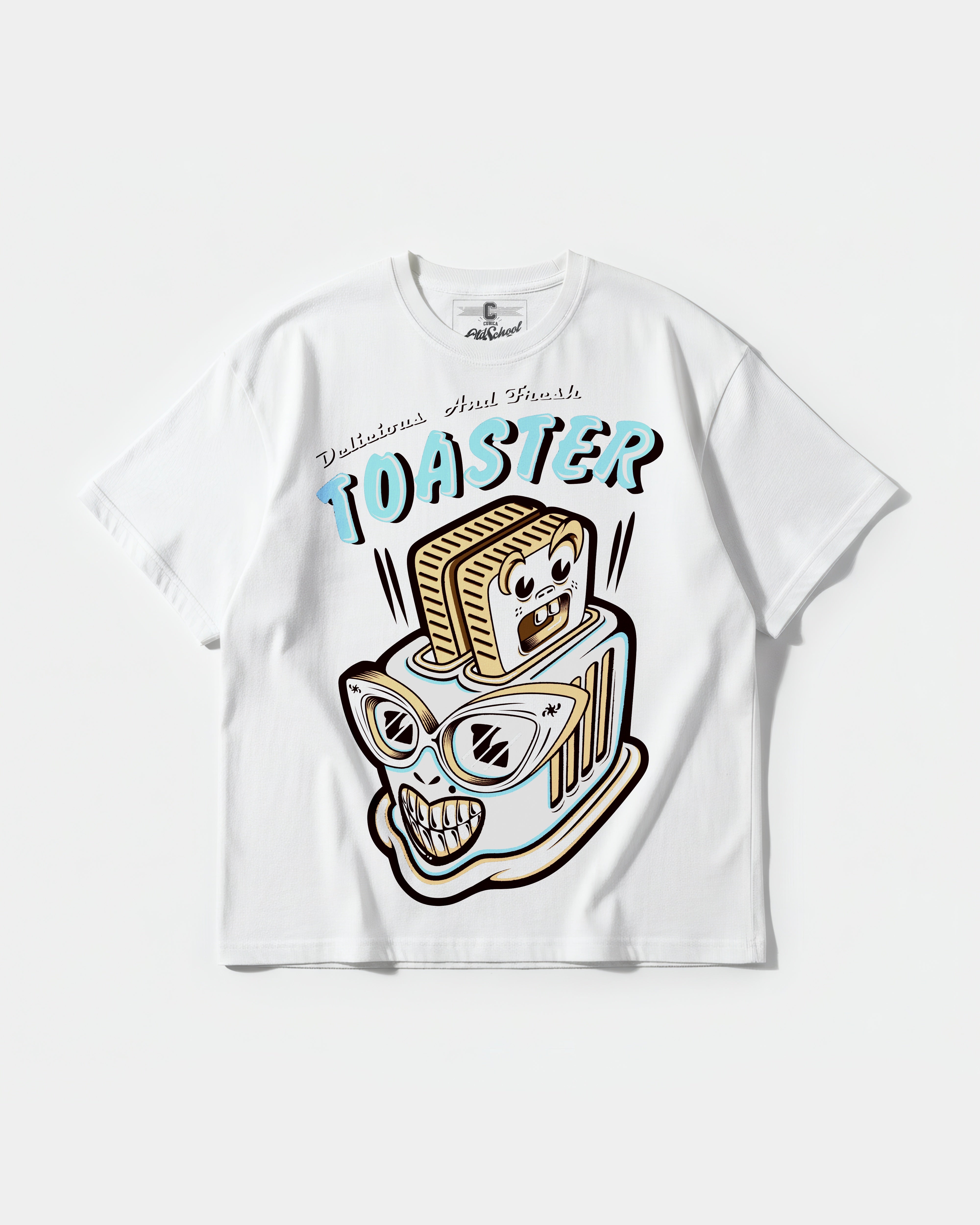 Delicious Toaster Big Front Oversize Basic T-shirt