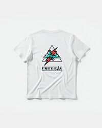 Camiseta Cubica Energia Big Back Regular Basic Blanco