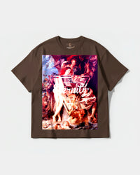 Camiseta Eternity Proclaim Big Oversize Front Basic Marron