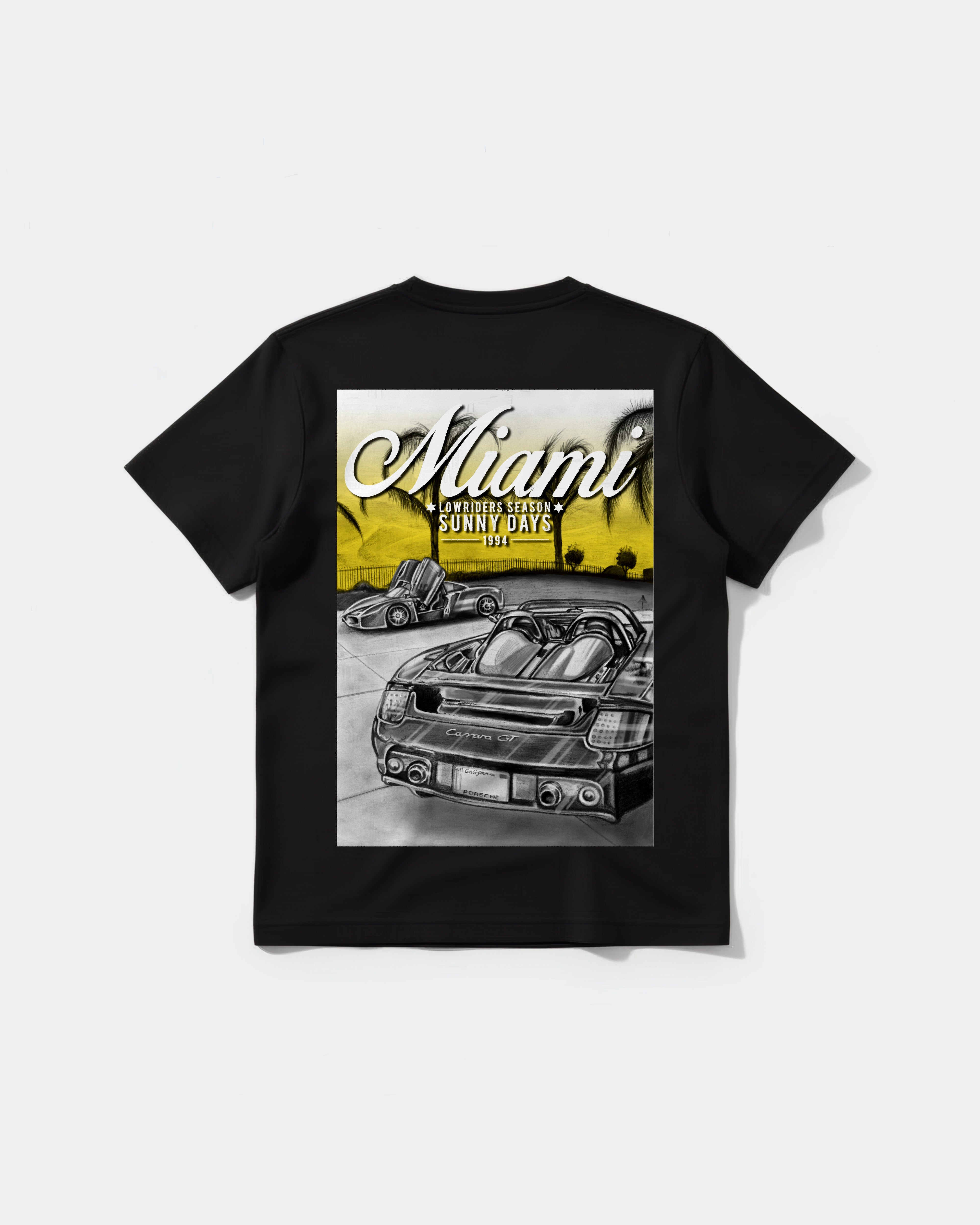 Miami 1994 Big Back Regular Basic T-shirt