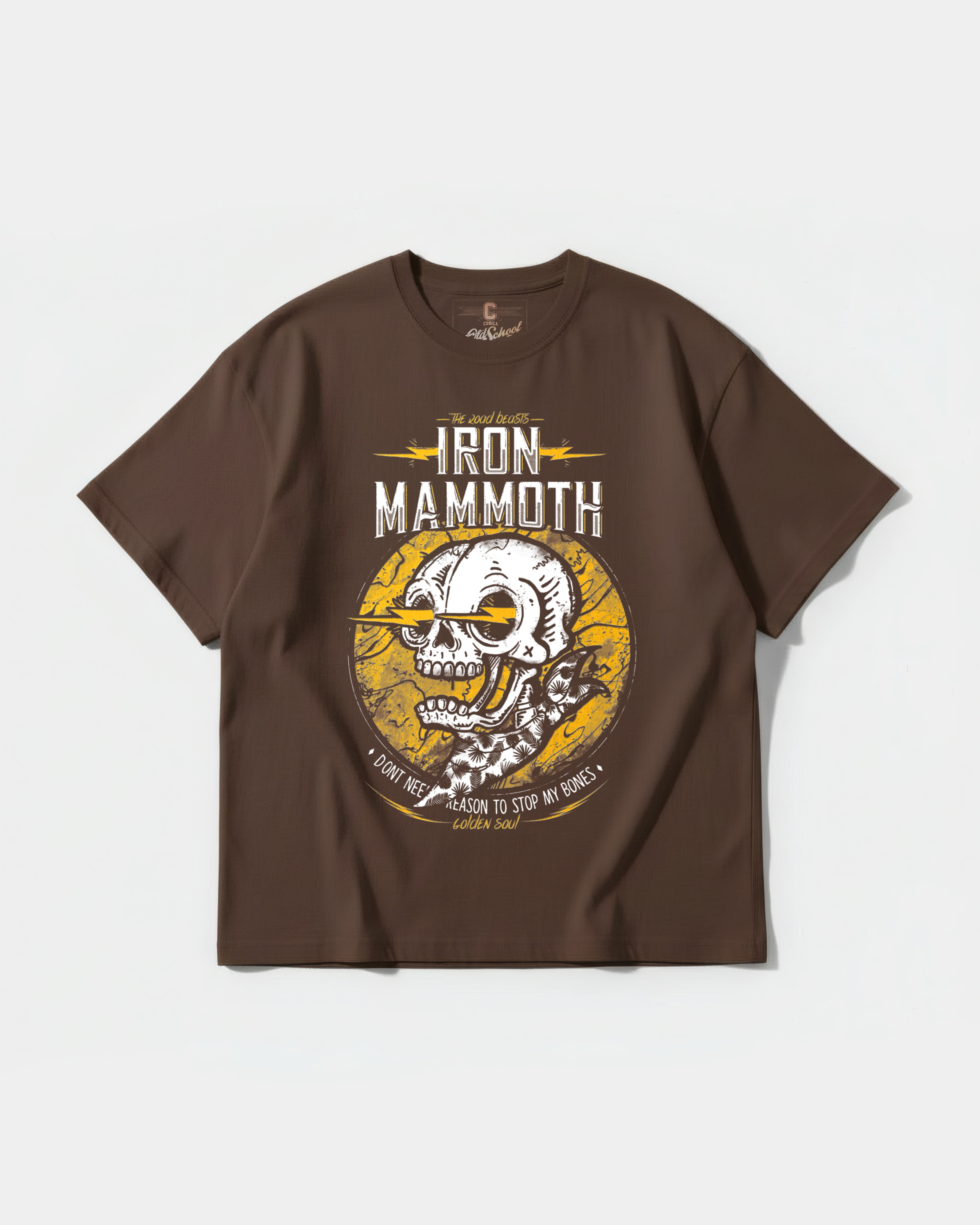 Iron Mammoth Big Front Oversize Basic T-shirt