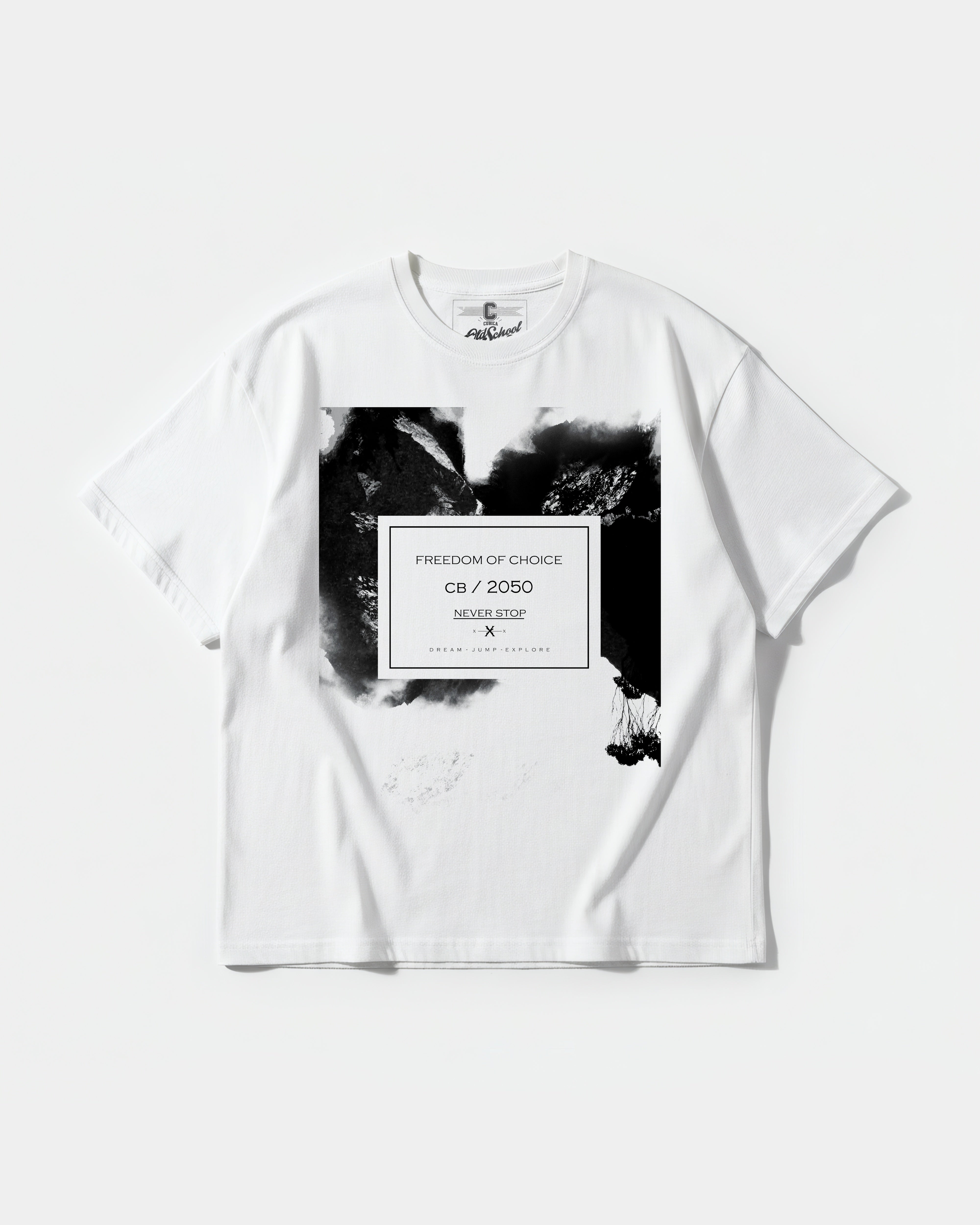 Freedom Of Choice Big Front Oversize Basic T-shirt
