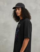 Modelo mide 1,83m y usa talla L