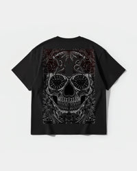 Camiseta Catrina Big Back Oversize Basic Negro