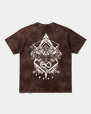 Camiseta Fire Wings Big Back Oversize Acid Marron