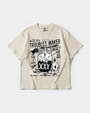 Camiseta Fire And Hope Big Front Oversize Basic Beige