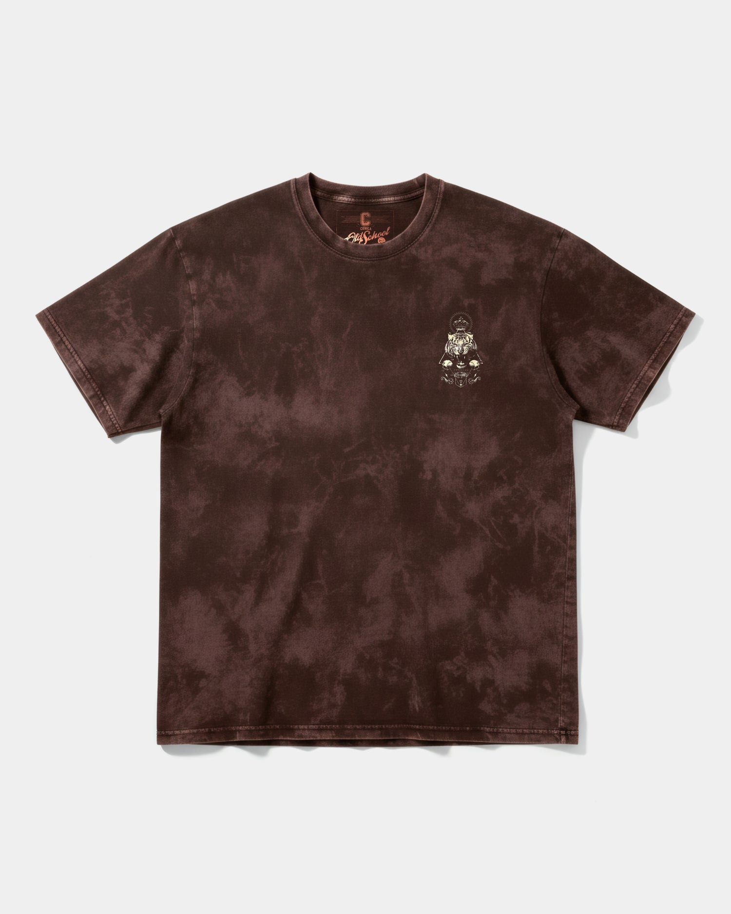 Camiseta Forceful Pocket Front Oversize Acid Marron