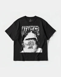 Camiseta Teethers Big Front Oversize Basic Negro