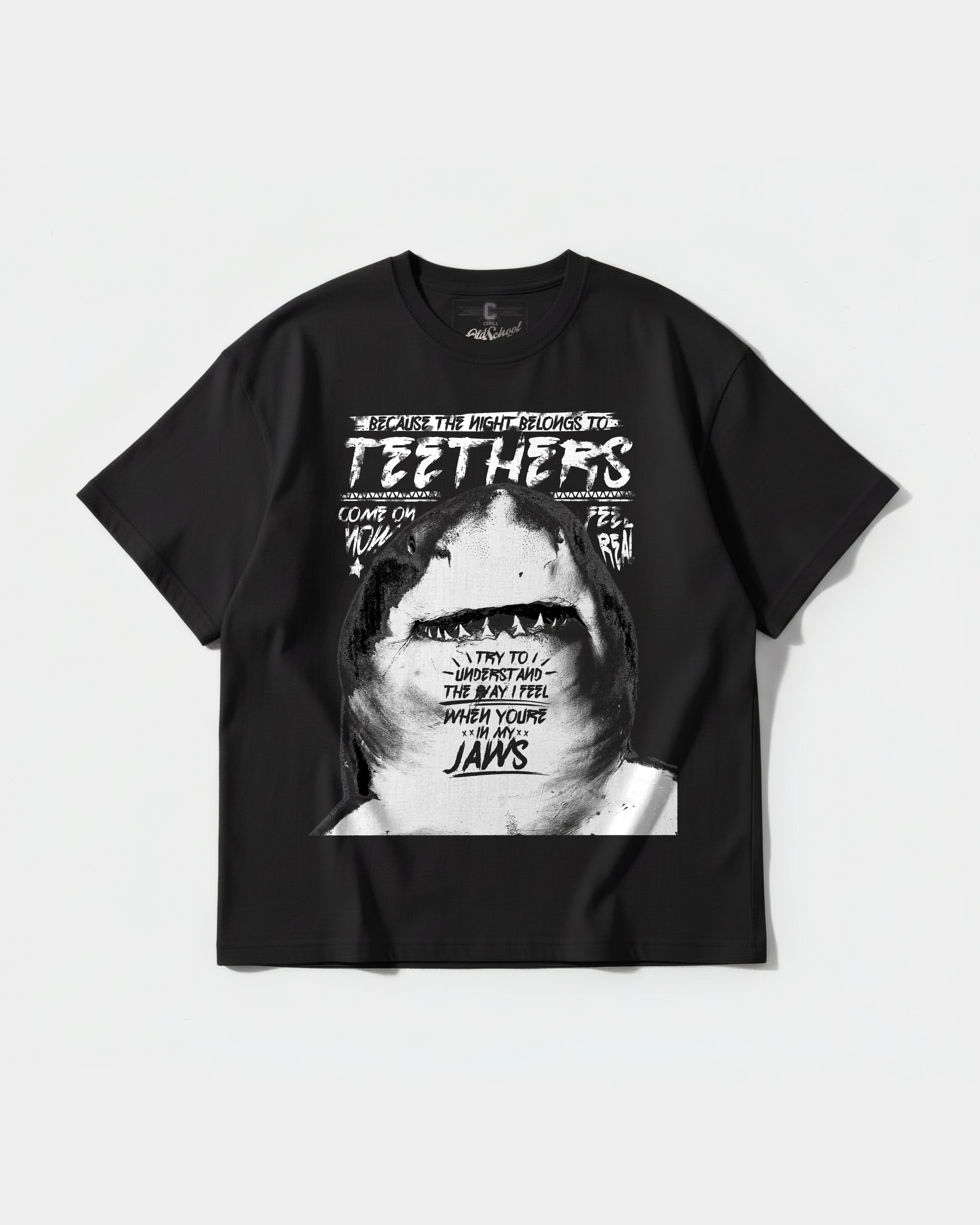 Teethers Big Front Oversize Basic T-shirt
