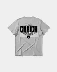 Camiseta Cubica369 Big Back Regular Basic Gris