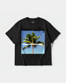 Camiseta Ocean Is Calling Big Front Oversize Basic Negro