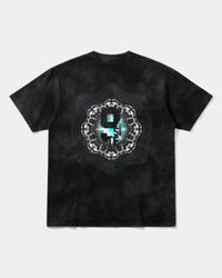 Camiseta Pleasures Big Back Oversize Acid Negro