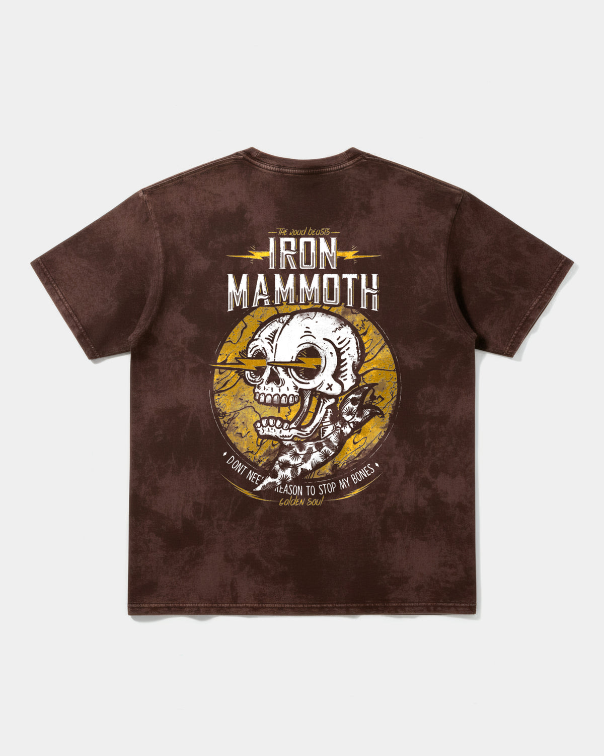 Camiseta Iron Mammoth Big Back Oversize Acid