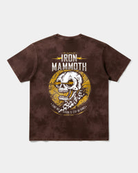 Camiseta Iron Mammoth Big Back Oversize Acid Marron