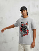 Modelo mide 1,82m y usa talla L