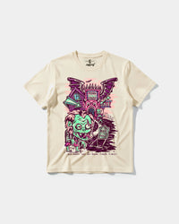 Camiseta Beetlejuice Big Front Regular Basic Beige