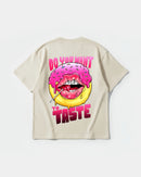 Camiseta Do You Want Pocket Oversize Front Basic Beige