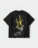 Camiseta Gun Pool Big Oversize Back Basic Negro