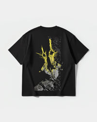 Camiseta Gun Pool Big Oversize Back Basic Negro