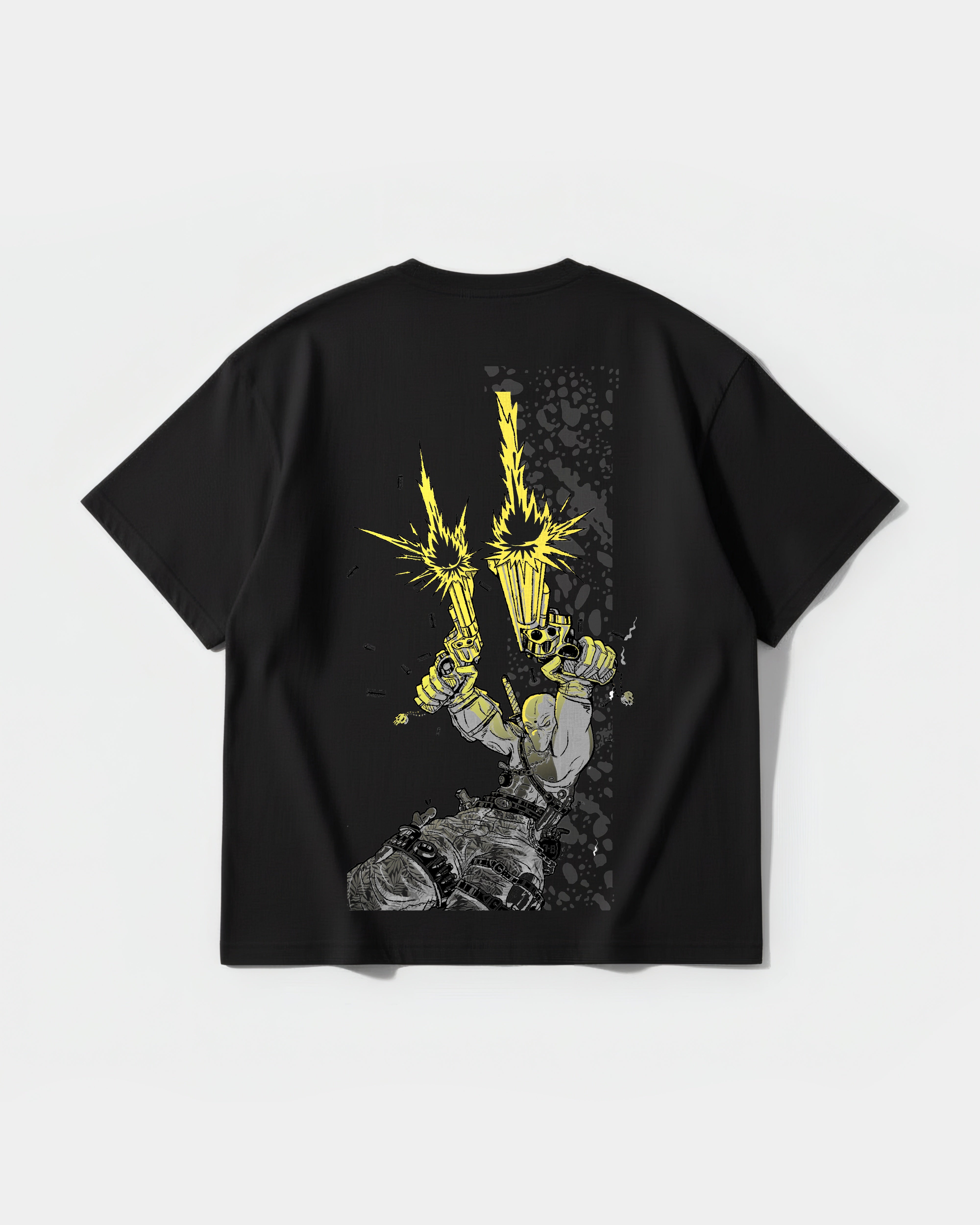 Gun Pool Big Back Oversize Basic T-shirt