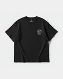 Camiseta China Hannya Big Front Oversize Basic Negro