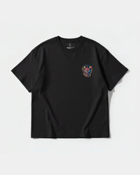 Camiseta China Hannya Big Front Oversize Basic Negro