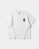 Camiseta Hippie Tiger Pocket Front Oversize Basic Blanco