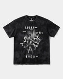 Camiseta Lucky Big Front Oversize Acid Negro