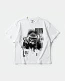 Camiseta Burn Big Front Oversize Basic Blanco