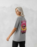 Modelo mide 1,64m y usa talla M
