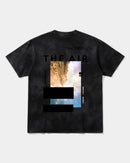Camiseta Traveling In The Sky Big Back Oversize Acid Negro