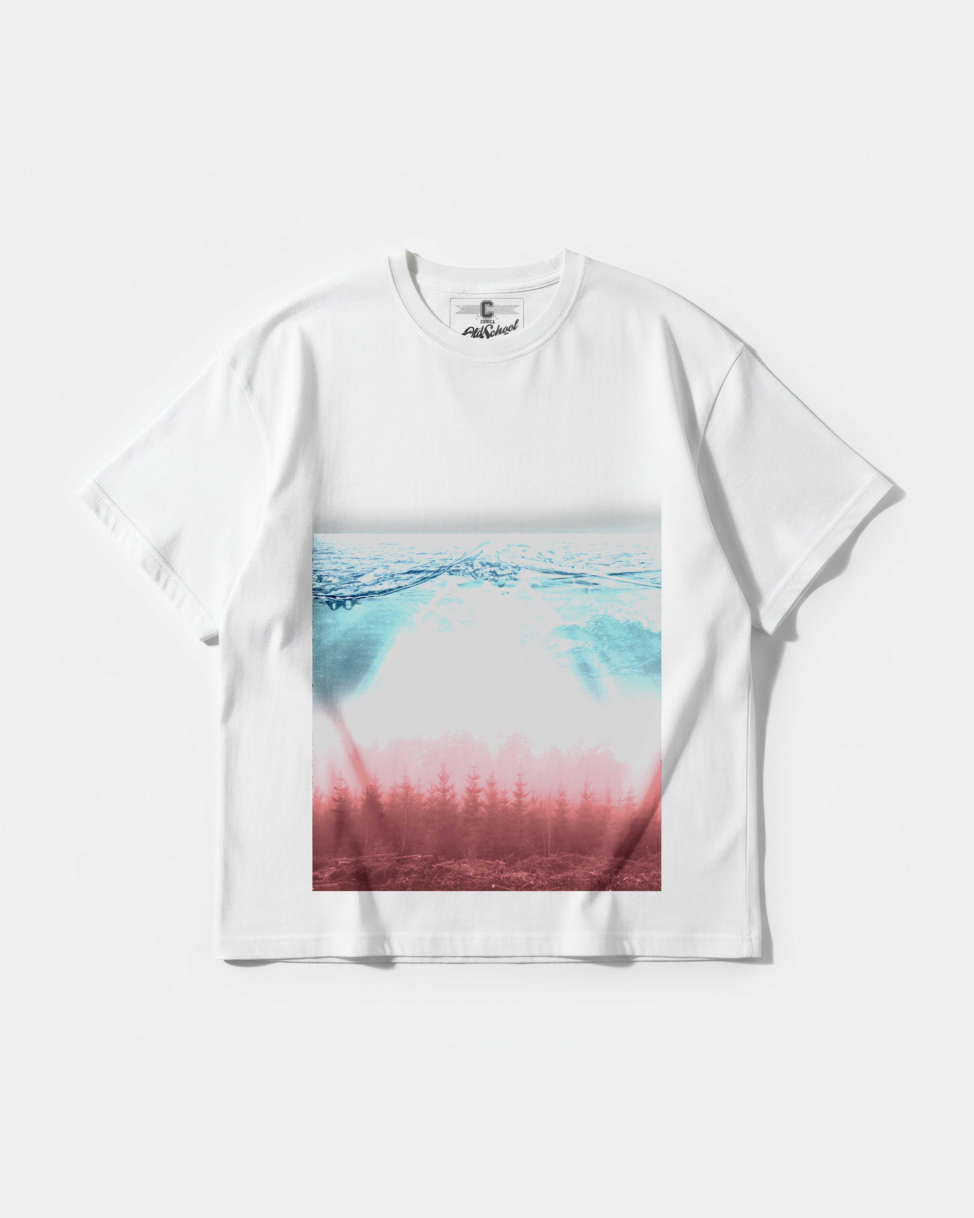 Quantic Kingdom Big Front Oversize Basic T-shirt