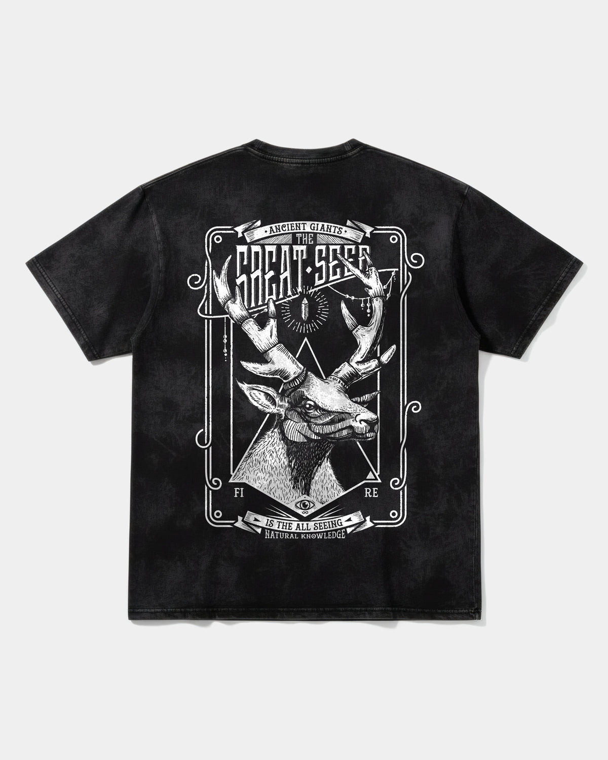 Camiseta The Seer Big Back Oversize Acid
