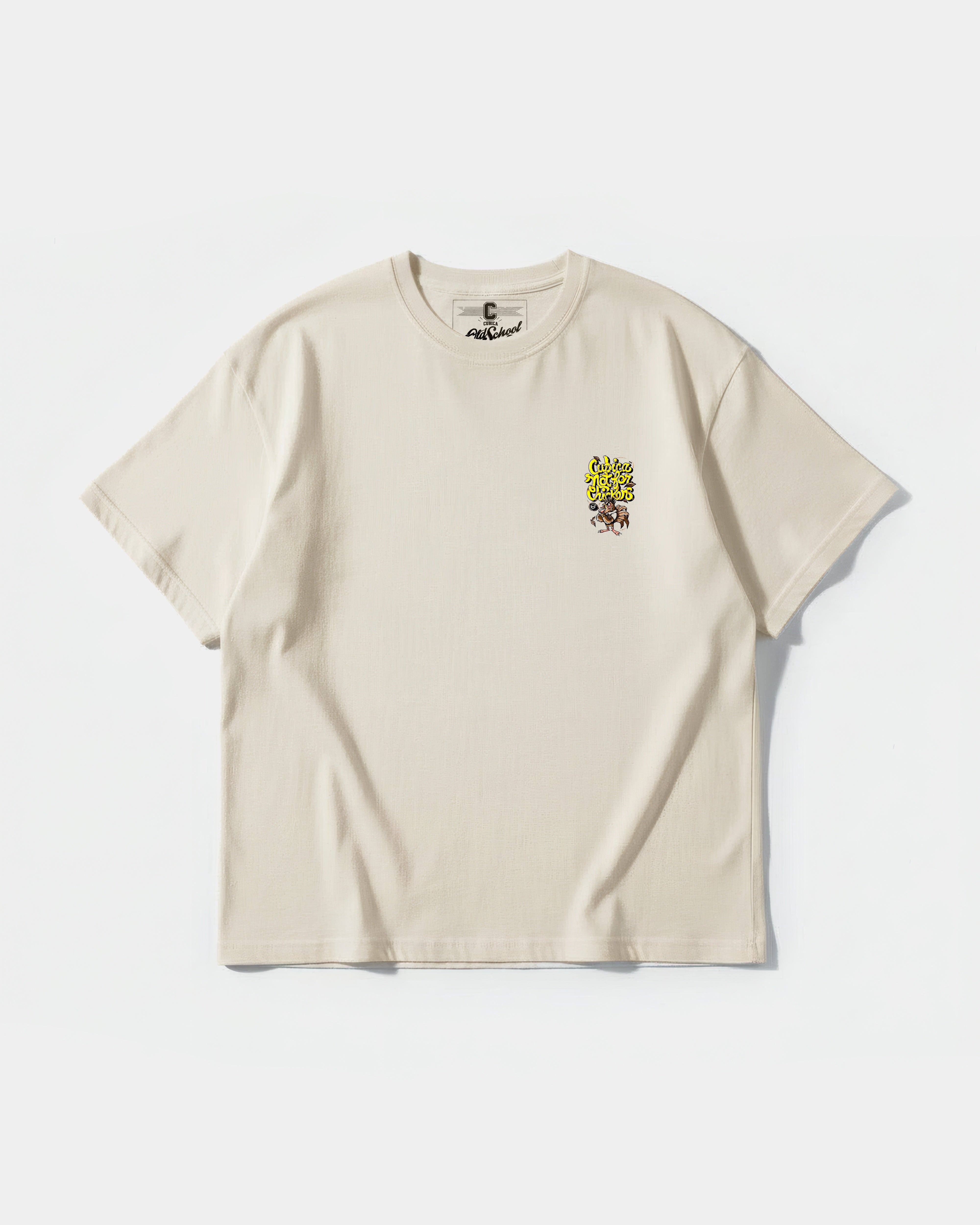 Not For Chickens Pocket Front Oversize Basic T-shirt