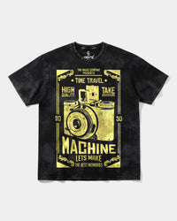 Camiseta Machine Photo Big Front Oversize Acid Negro