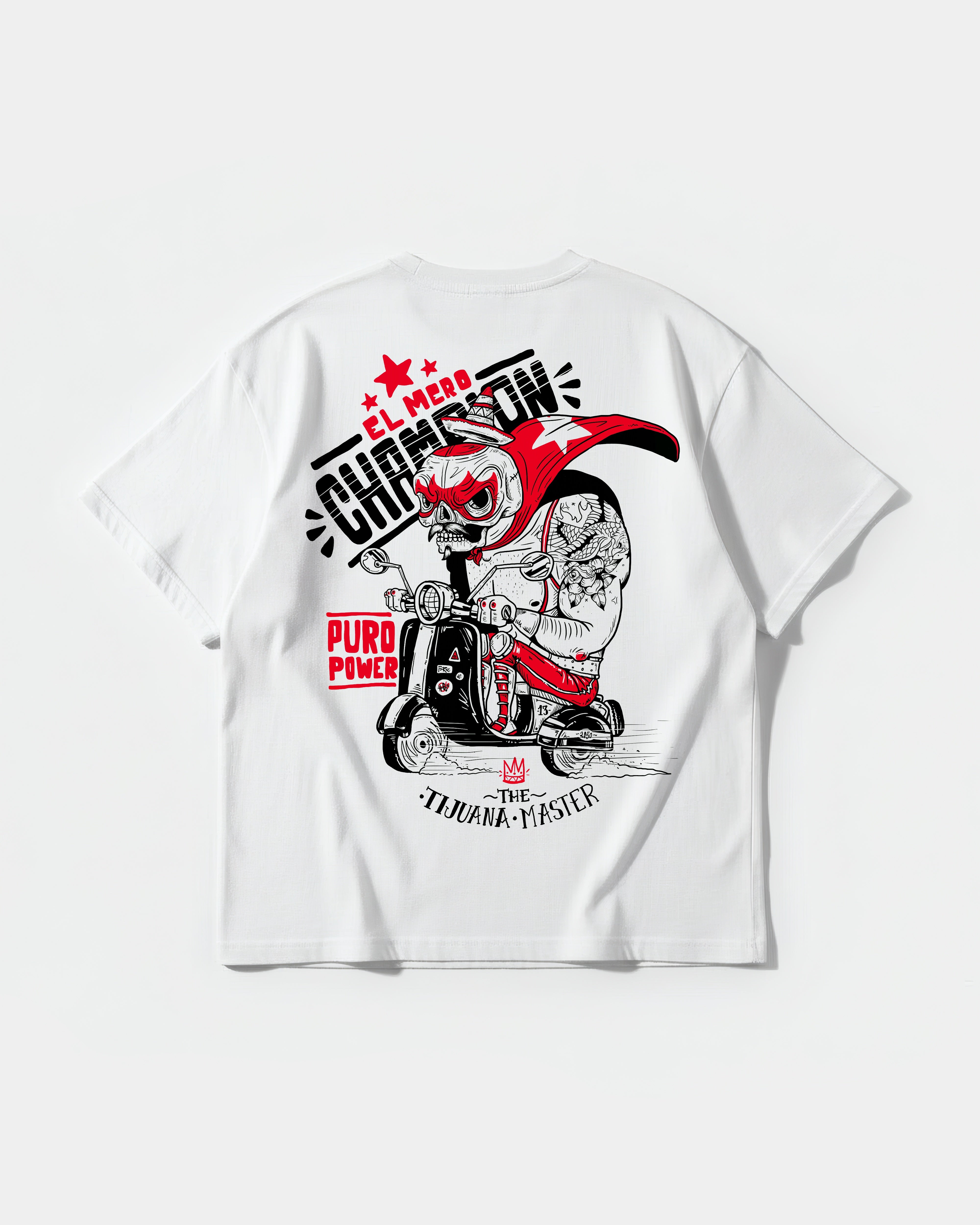 The Tijuana Master Pocket Back Oversize Basic T-Shirt