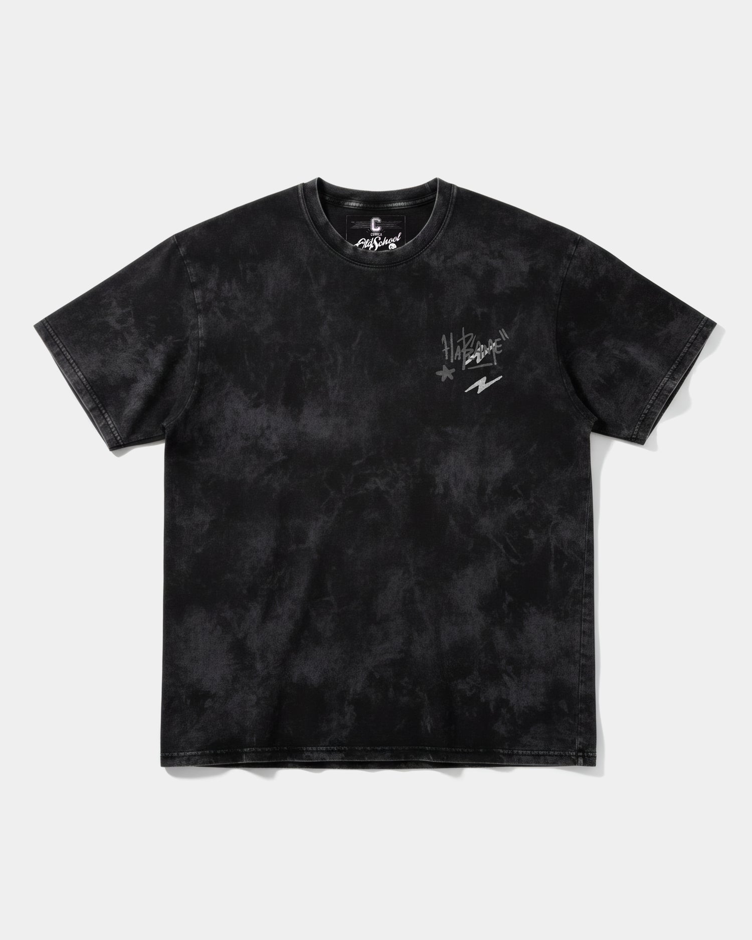 Camiseta Tio Sam Pocket Front Oversize Acid Negro