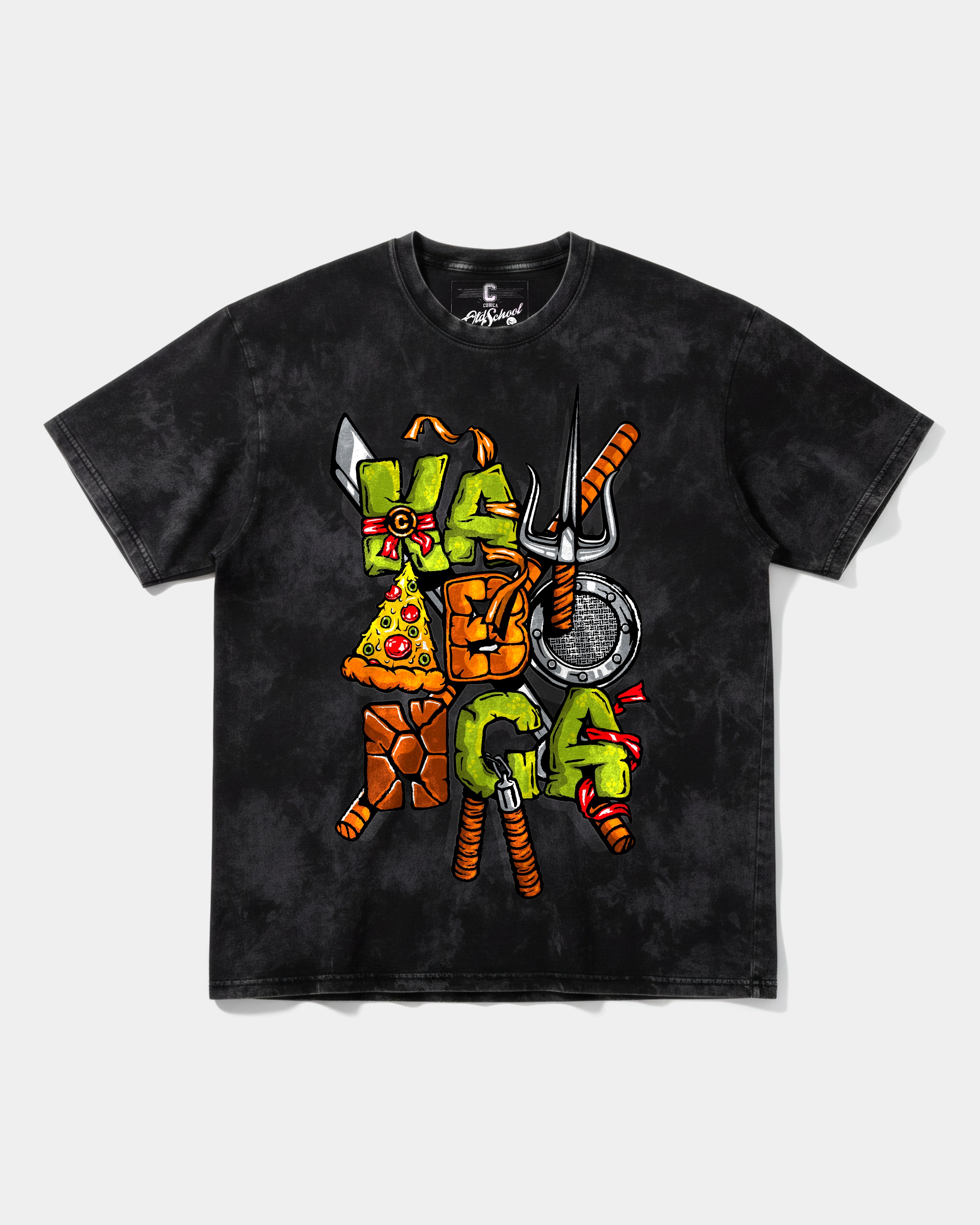 Camiseta Kawabonga Big Front Oversize Acid
