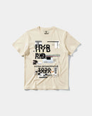 Camiseta Astral Big Front Regular Basic Beige