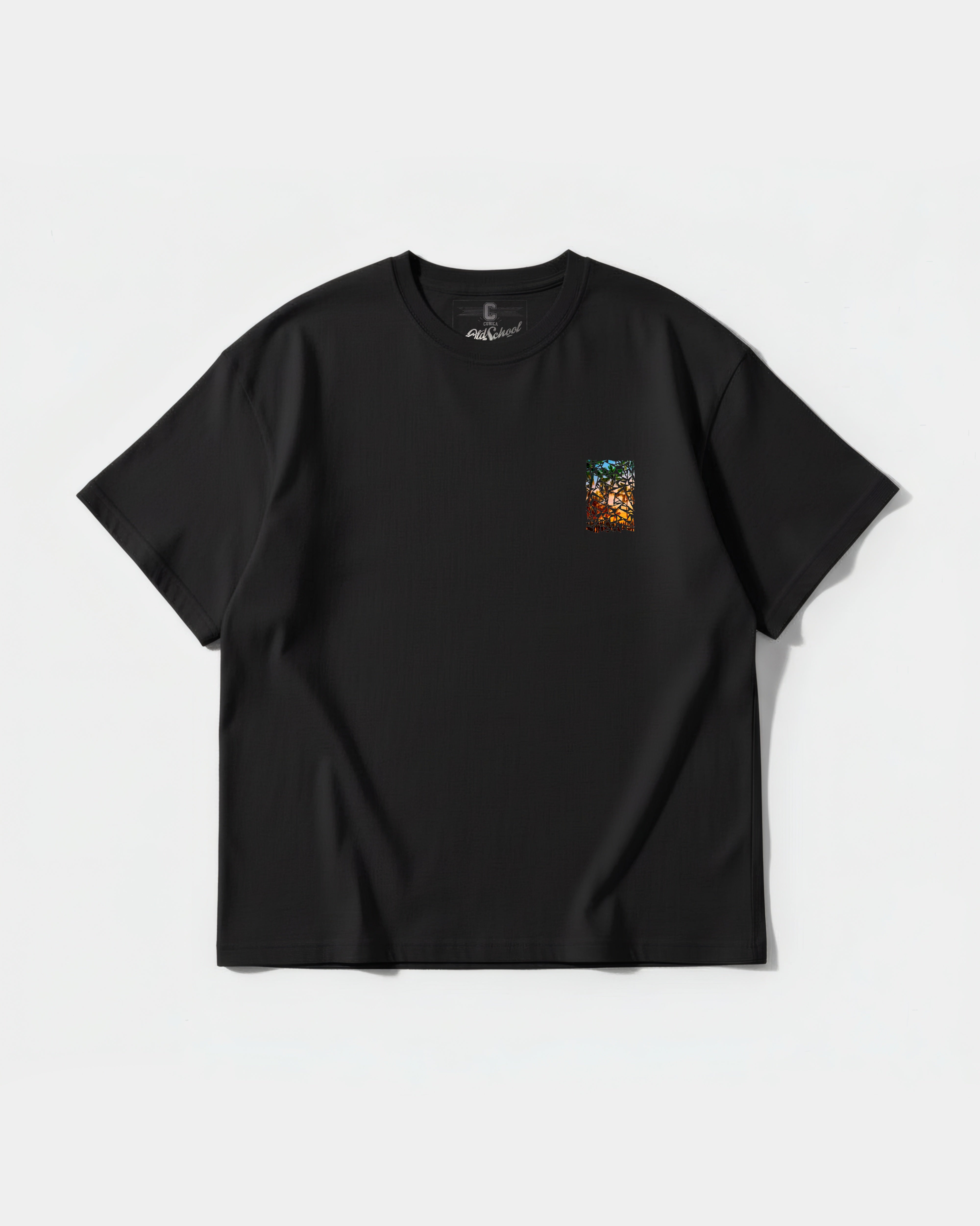 Crystal Beach Pocket Front Oversize Basic T-shirt