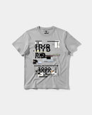 Camiseta Astral Big Front Regular Basic Gris