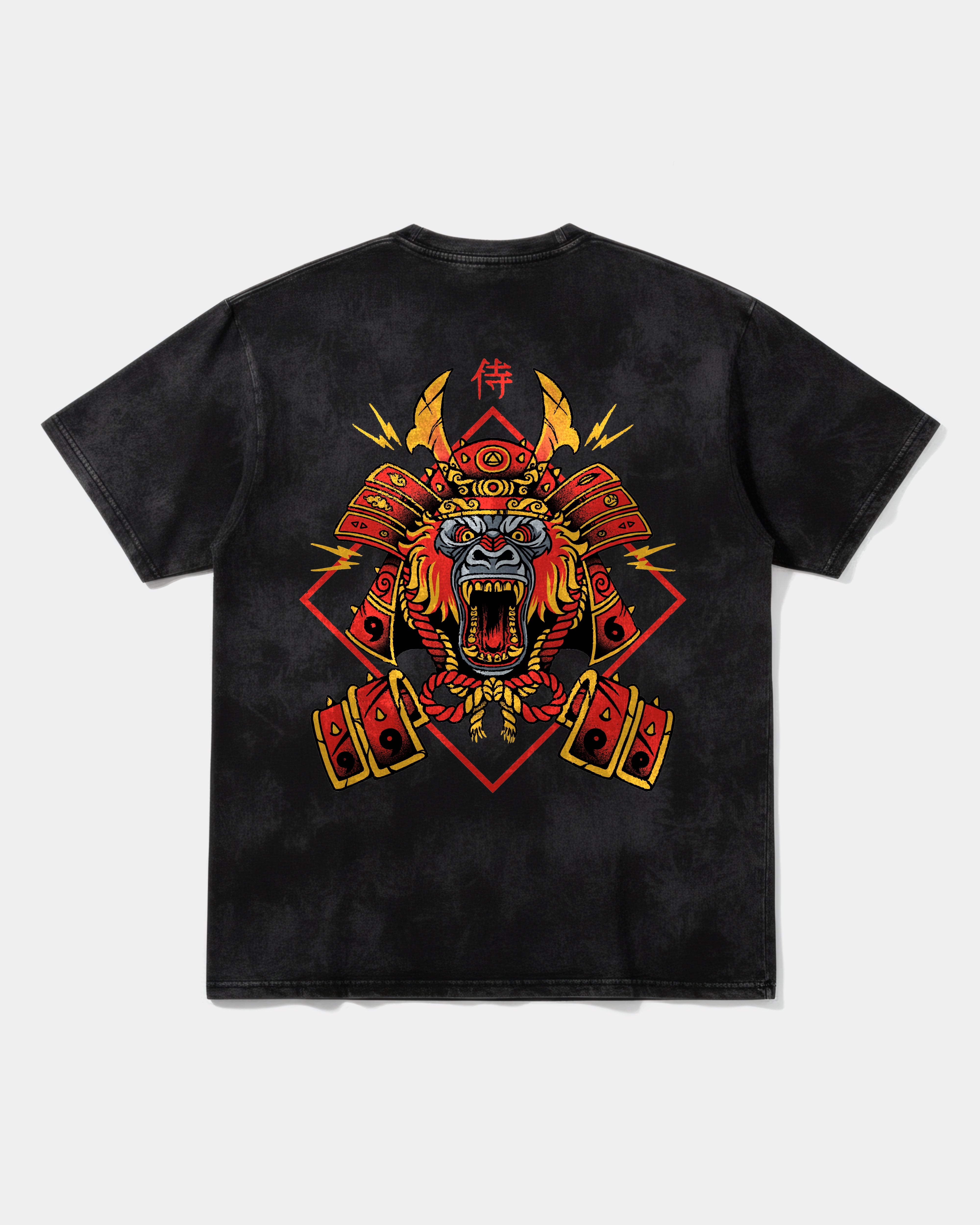 Camiseta Gorilla Samurai Big Back Oversize Acid