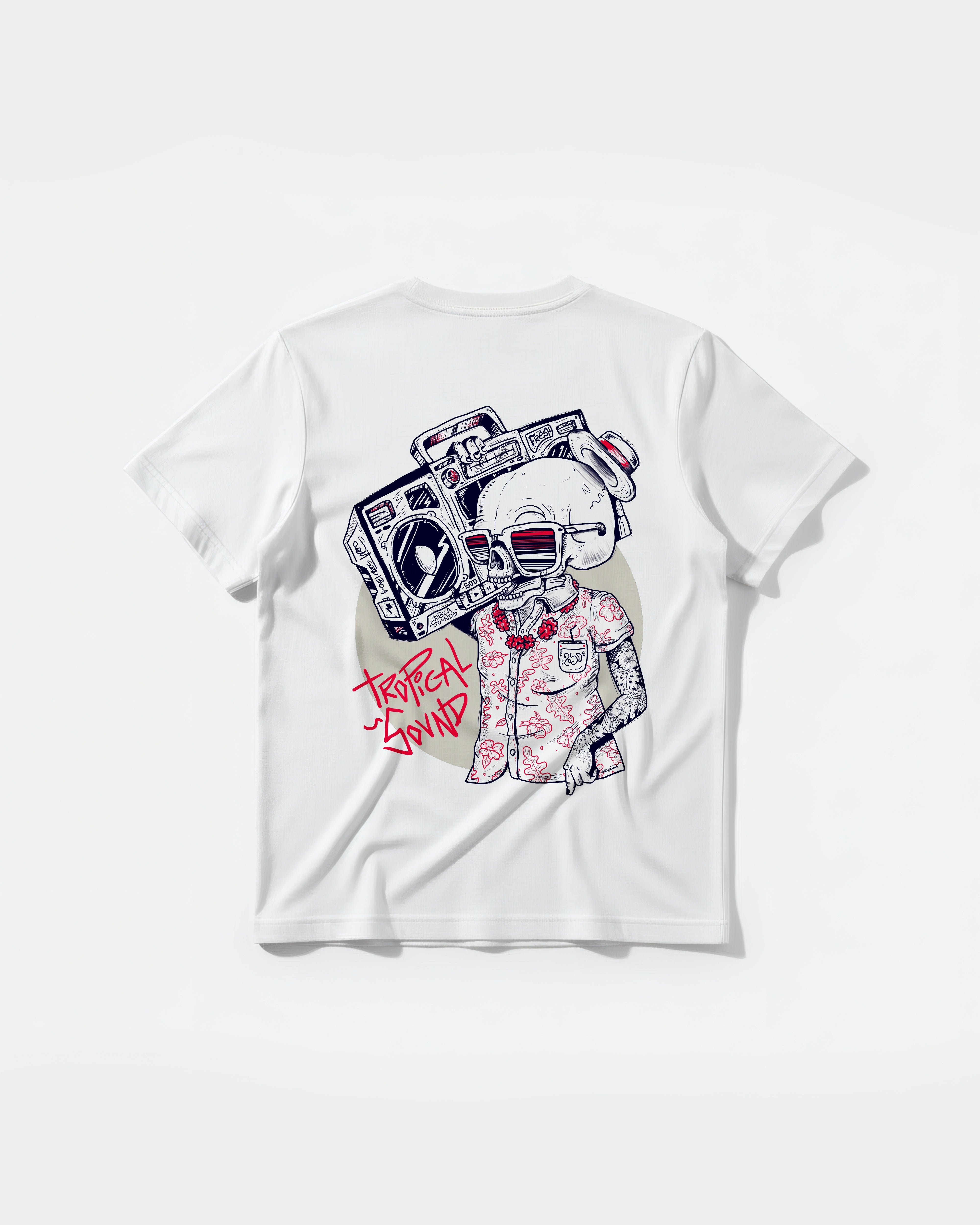 Tropical Sound Big Back Regular Basic T-shirt