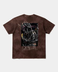 Camiseta Cubica Grateful Big Back Oversize Acid Marron