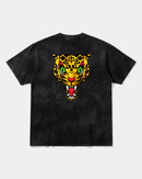Camiseta Leopard Big Back Oversize Acid Negro