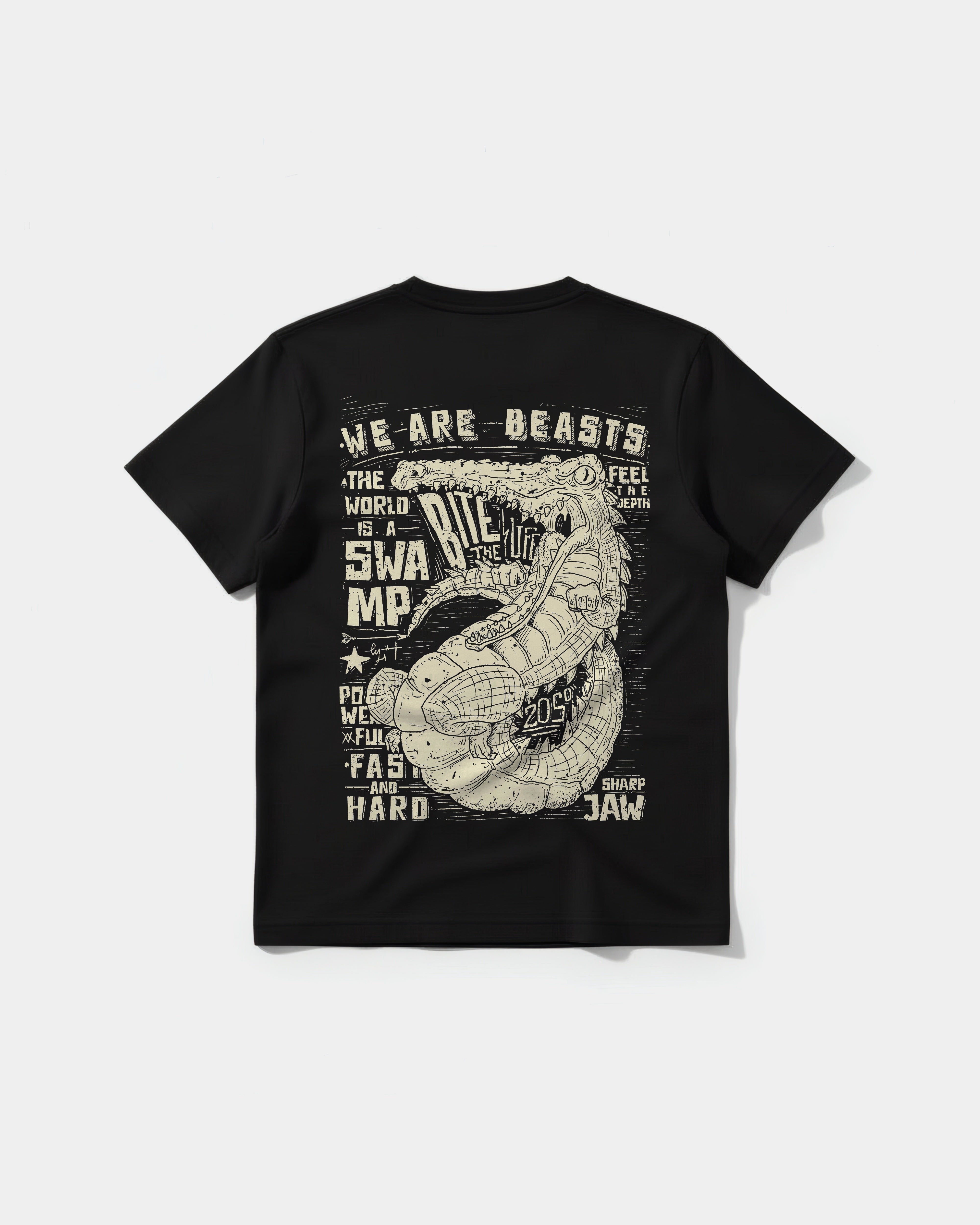 We Are Beasts Big Back Regular Basic T-shirt