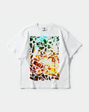Camiseta Crystal Beach Big Front Oversize Basic Blanco