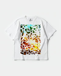 Camiseta Crystal Beach Big Front Oversize Basic Blanco